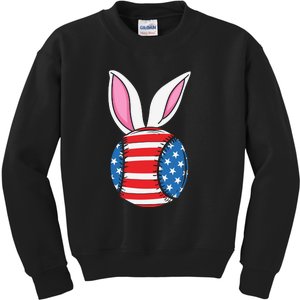 Tennis Ball Easter Happy Easter Day Funny Easter Ears Bunny Kids Sweatshirt