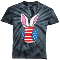 Tennis Ball Easter Happy Easter Day Funny Easter Ears Bunny Kids Tie-Dye T-Shirt