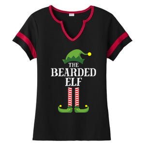 The Bearded ELF Ladies Halftime Notch Neck Tee