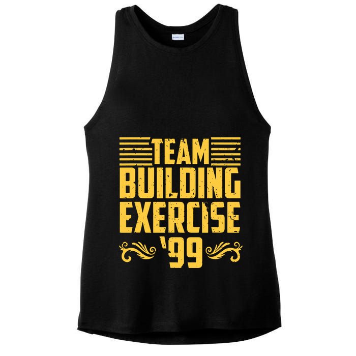 Team Building Exercise 99 Ladies PosiCharge Tri-Blend Wicking Tank