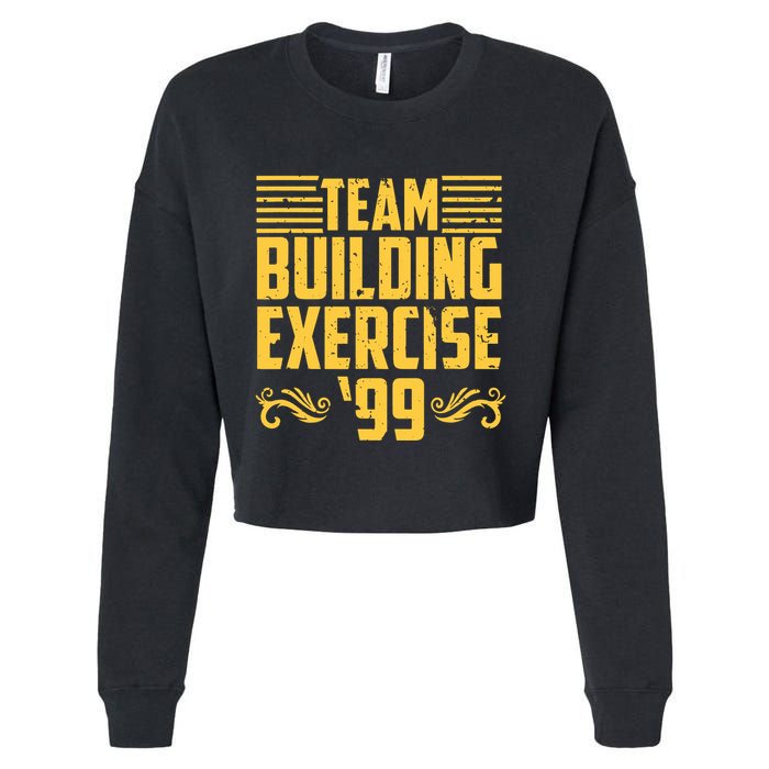 Team Building Exercise 99 Cropped Pullover Crew