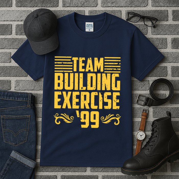 Team Building Exercise 99 Tall T-Shirt