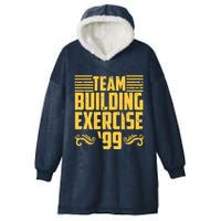 Team Building Exercise 99 Hooded Wearable Blanket