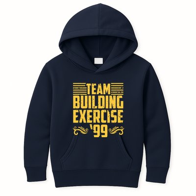 Team Building Exercise 99 Kids Hoodie