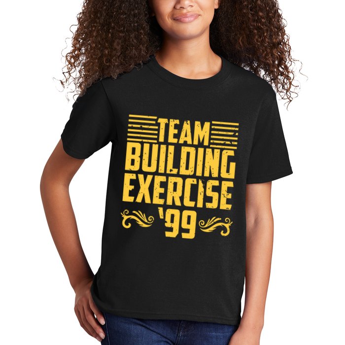 Team Building Exercise 99 Kids T-Shirt