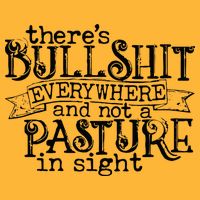 There’s Bullshit Everywhere And Not A Pasture In Sight Quote Pom Pom 12in Knit Beanie