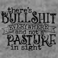 There’s Bullshit Everywhere And Not A Pasture In Sight Quote Sustainable Beanie