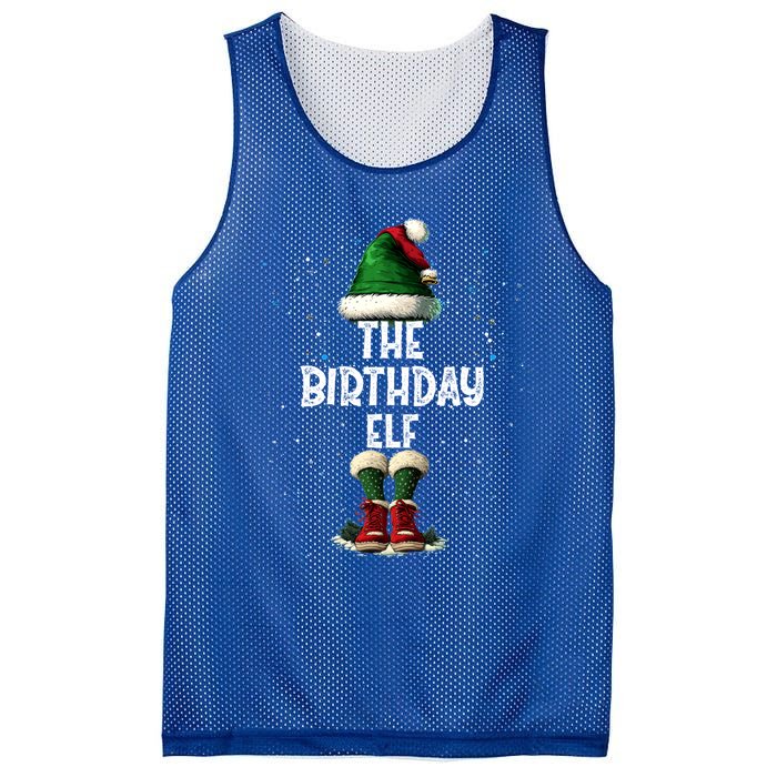 The Birthday Elf Costume Matching Family Christmas Elf Squad Swea Mesh Reversible Basketball Jersey Tank