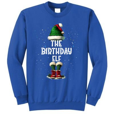 The Birthday Elf Costume Matching Family Christmas Elf Squad Swea Tall Sweatshirt