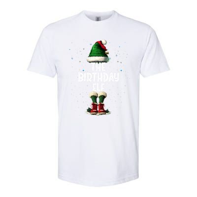 The Birthday Elf Costume Matching Family Christmas Elf Squad Swea Softstyle CVC T-Shirt