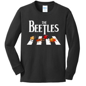 The Beetles Entomology Insect Bug Collector Entomologist Kids Long Sleeve Shirt