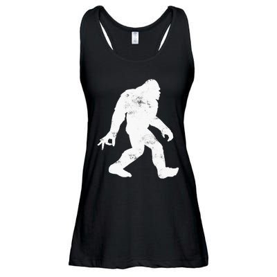 TSD845917 Big Foot Holiday Ladies Essential Flowy Tank