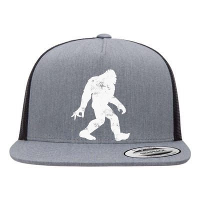 TSD845917 Big Foot Holiday Flat Bill Trucker Hat