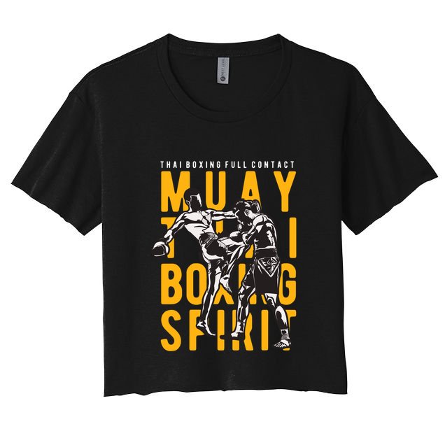 Thai Boxing Full Contact Muay Thai Spirit Crop Top