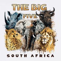 The Big Five South Africa South African Animals Cooling Performance Crew T-Shirt