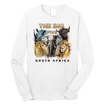 The Big Five South Africa South African Animals Long Sleeve Shirt