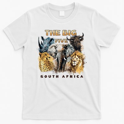 The Big Five South Africa South African Animals T-Shirt