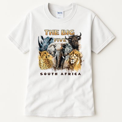 The Big Five South Africa South African Animals Tall T-Shirt