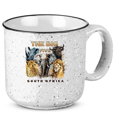 The Big Five South Africa South African Animals 15oz Campfire Ceramic Mug