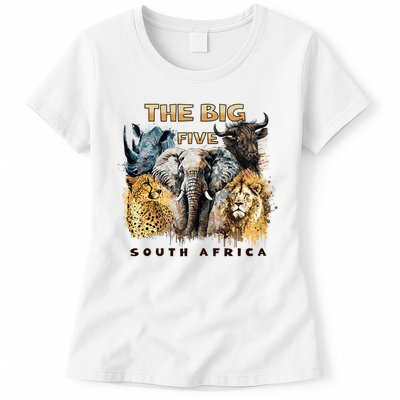 The Big Five South Africa South African Animals Womens T-Shirt
