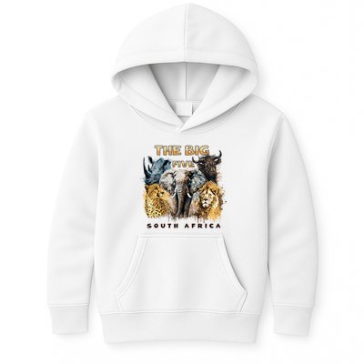 The Big Five South Africa South African Animals Kids Hoodie