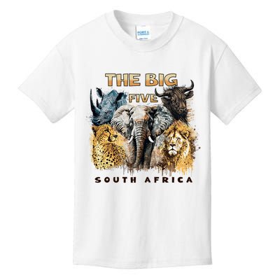 The Big Five South Africa South African Animals Kids T-Shirt