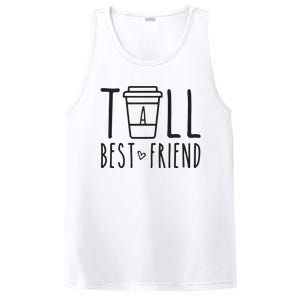 Tall Best Friend Funny BFF Matching Outfit Two Bestie Coffee PosiCharge Competitor Tank