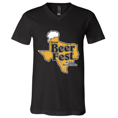 Texas Beer Fest At The Desperado V-Neck T-Shirt