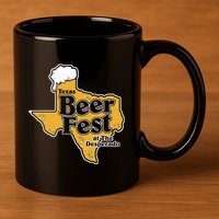 Texas Beer Fest At The Desperado 11oz C Handle Ceramic Mug