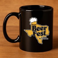 Texas Beer Fest At The Desperado 11oz C Handle Ceramic Mug
