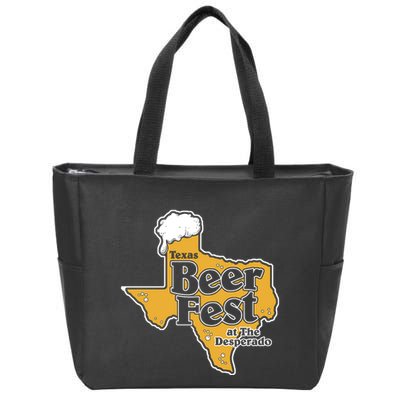 Texas Beer Fest At The Desperado Zip Tote Bag