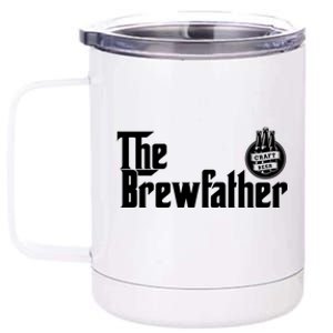 The Brew Father Funny Beer Brewmaker Dad Gift 12 oz Stainless Steel Tumbler Cup