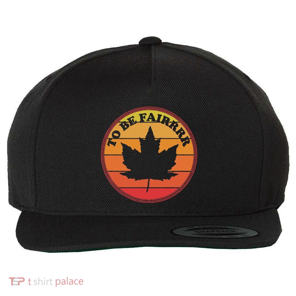 To Be Fair Wool Snapback Cap