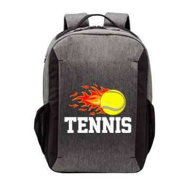 Tennis Ball Flame Tennis Player Vector Backpack