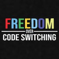 Tabitha Brown Freedom Over Code Switching Ladies PosiCharge Tri-Blend Wicking Tank