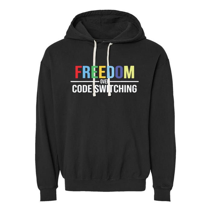 Tabitha Brown Freedom Over Code Switching Garment-Dyed Fleece Hoodie