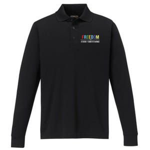 Tabitha Brown Freedom Over Code Switching Performance Long Sleeve Polo