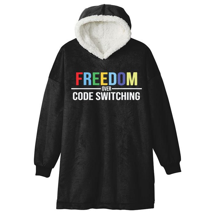Tabitha Brown Freedom Over Code Switching Hooded Wearable Blanket
