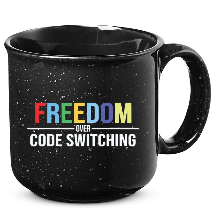 Tabitha Brown Freedom Over Code Switching 15oz Campfire Ceramic Mug