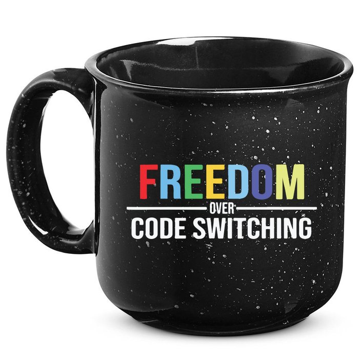 Tabitha Brown Freedom Over Code Switching 15oz Campfire Ceramic Mug