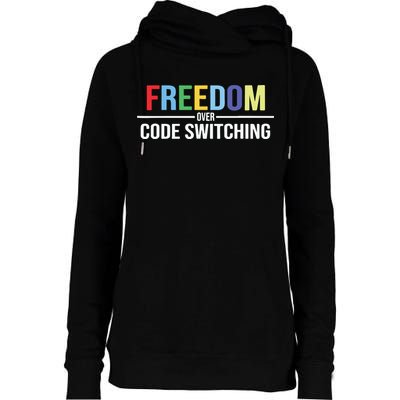 Tabitha Brown Freedom Over Code Switching Womens Funnel Neck Pullover Hood