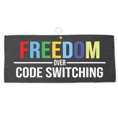 Tabitha Brown Freedom Over Code Switching Large Microfiber Waffle Golf Towel