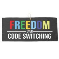 Tabitha Brown Freedom Over Code Switching Large Microfiber Waffle Golf Towel