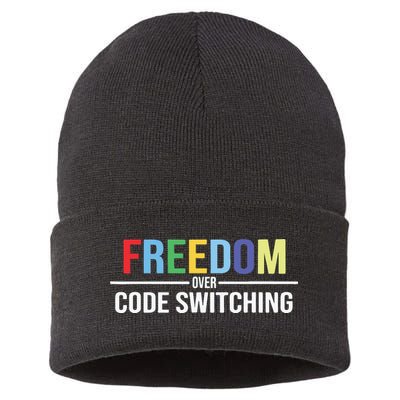 Tabitha Brown Freedom Over Code Switching Sustainable Knit Beanie