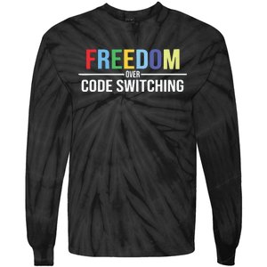 Tabitha Brown Freedom Over Code Switching Tie-Dye Long Sleeve Shirt