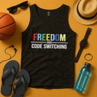 Tabitha Brown Freedom Over Code Switching Tank Top
