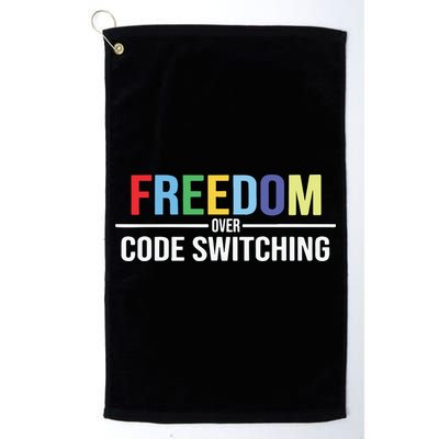 Tabitha Brown Freedom Over Code Switching Golf Towel