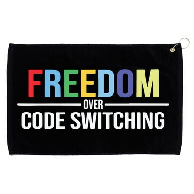 Tabitha Brown Freedom Over Code Switching Grommeted Golf Towel