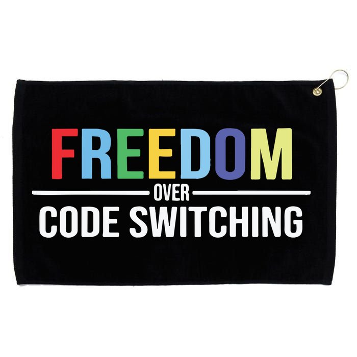 Tabitha Brown Freedom Over Code Switching Grommeted Golf Towel