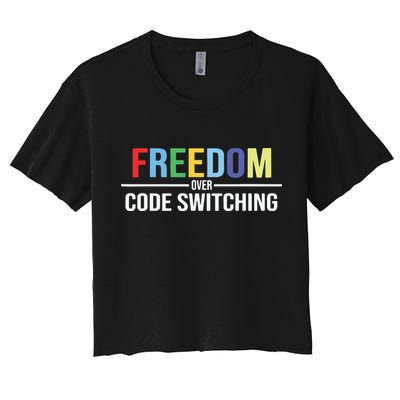 Tabitha Brown Freedom Over Code Switching Crop Top